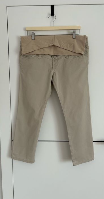 Spodnie ciążowe h&m Mama 2 szt rozm L