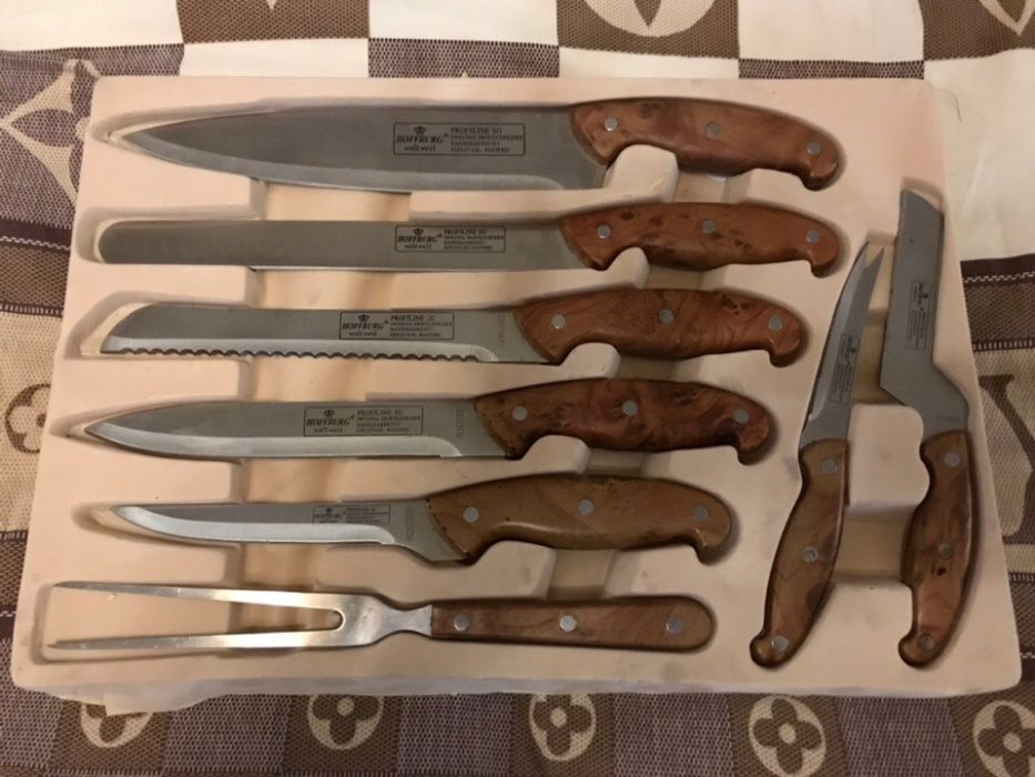 Набор ножей и вилок для гриля и барбекю( в чемодане).  Hoffburg HB 926