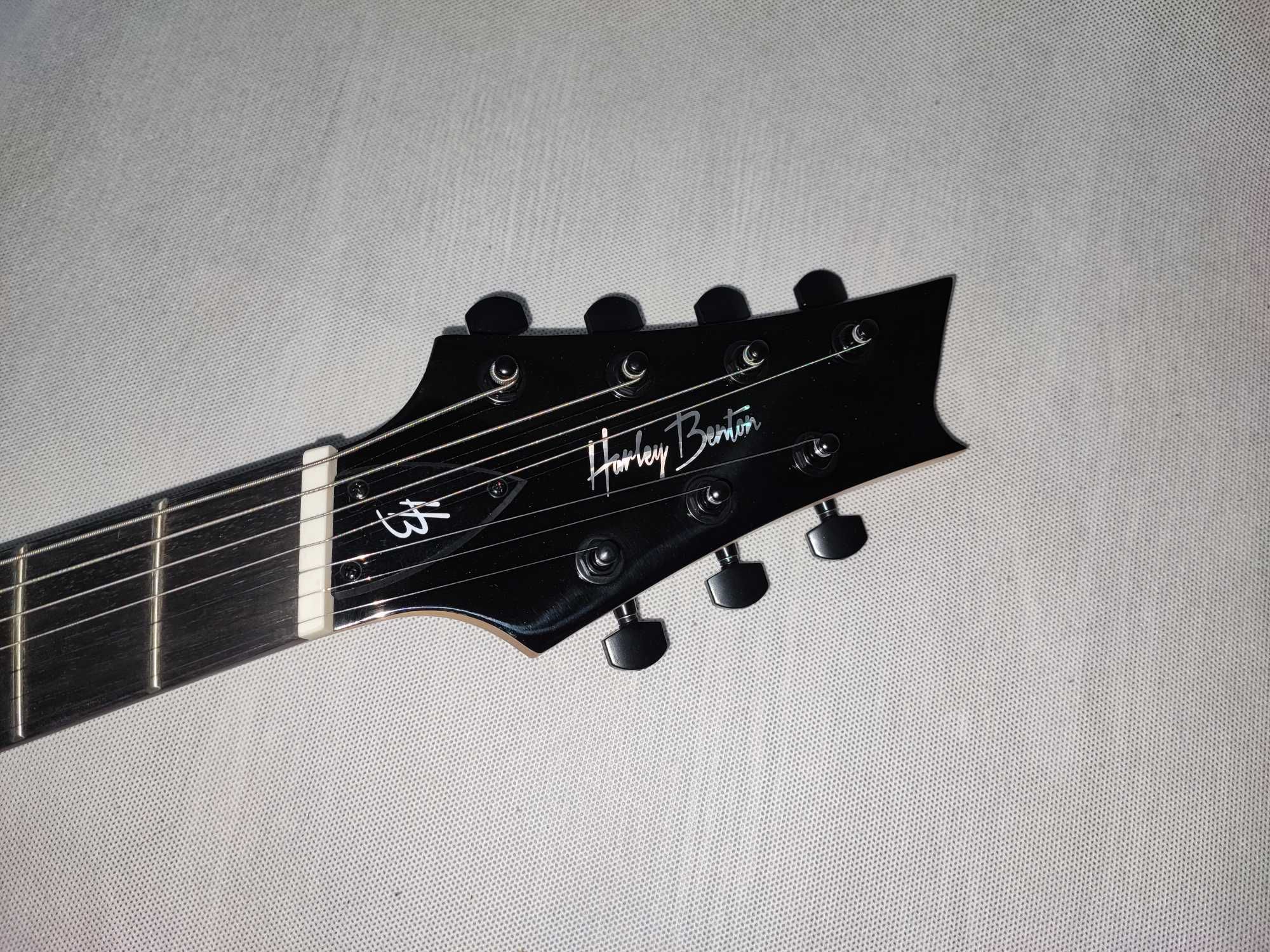 HARLEY BENTON R-457BK MultiScale nowa gitara 7-strunowa ustawiona