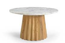 Luksusowy stolik marmurowy - design premium i drewno mango
