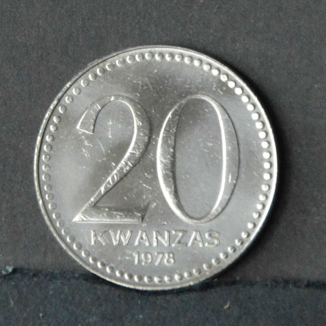 Angola 20 kwanzas 1978 - olx X10452
