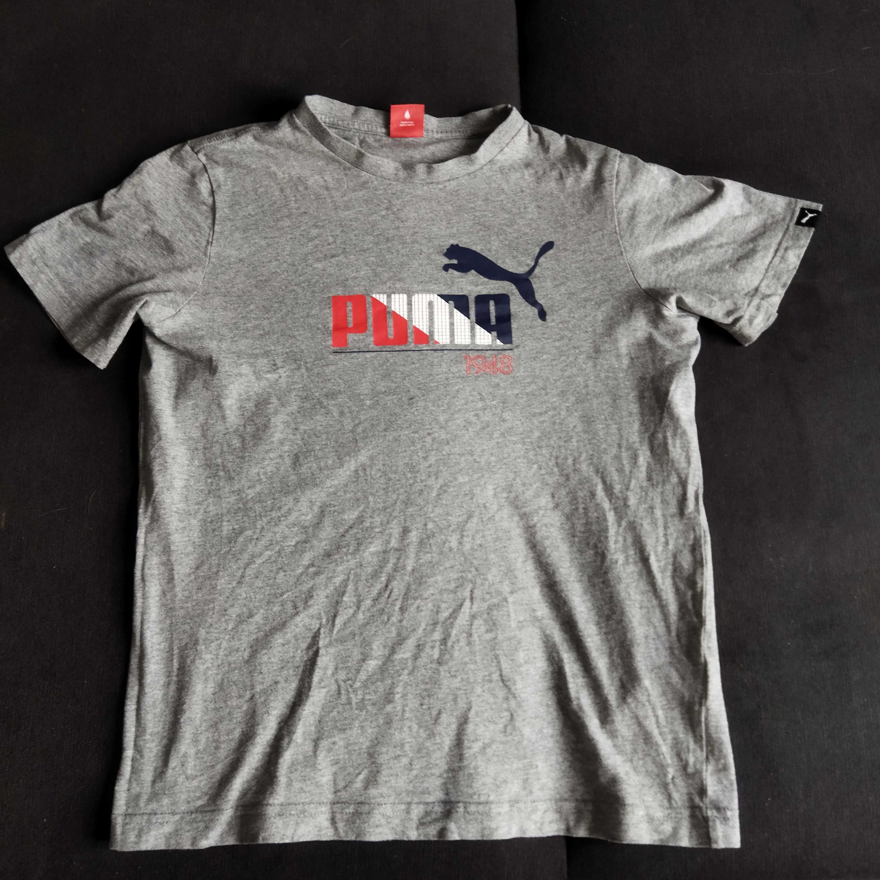 T-shirt 164 koszulka Puma dla chłopca nadruk