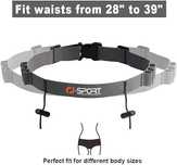 pas do biegania na numer startowy pasek rj sport niebieski race belt