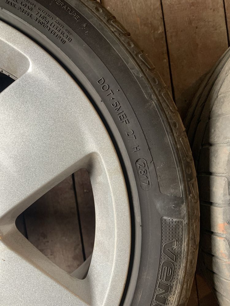 Диски АУДІ R 18 5 112 з резиною Hankook 245 45