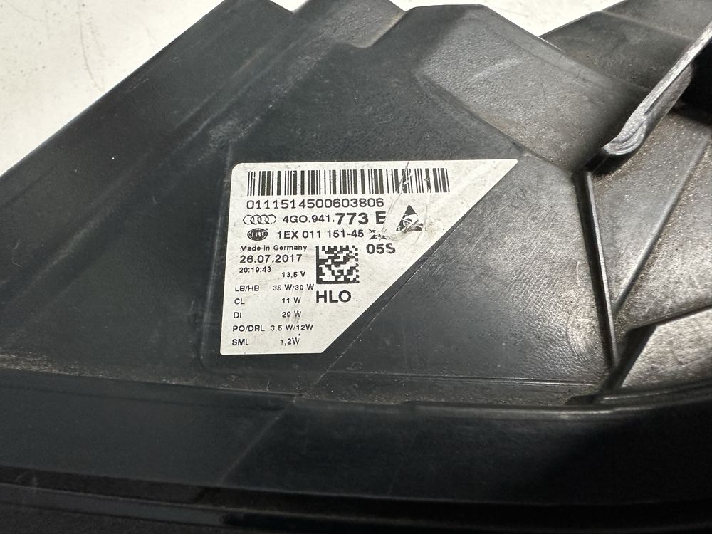Фара ліва full led matrix фара левая audi a6 c7 фари ауді а6 с7