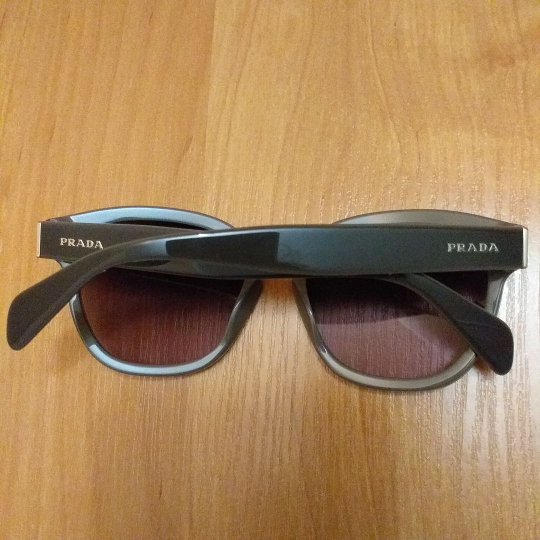 PRADA UNIKATOWE NOWE oryginalne okulary przeciwsłoneczne damskie szare