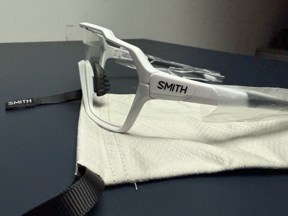 Okulary rowerowe Smith Shift Mag sportowe białe Najnowasza kolekcja