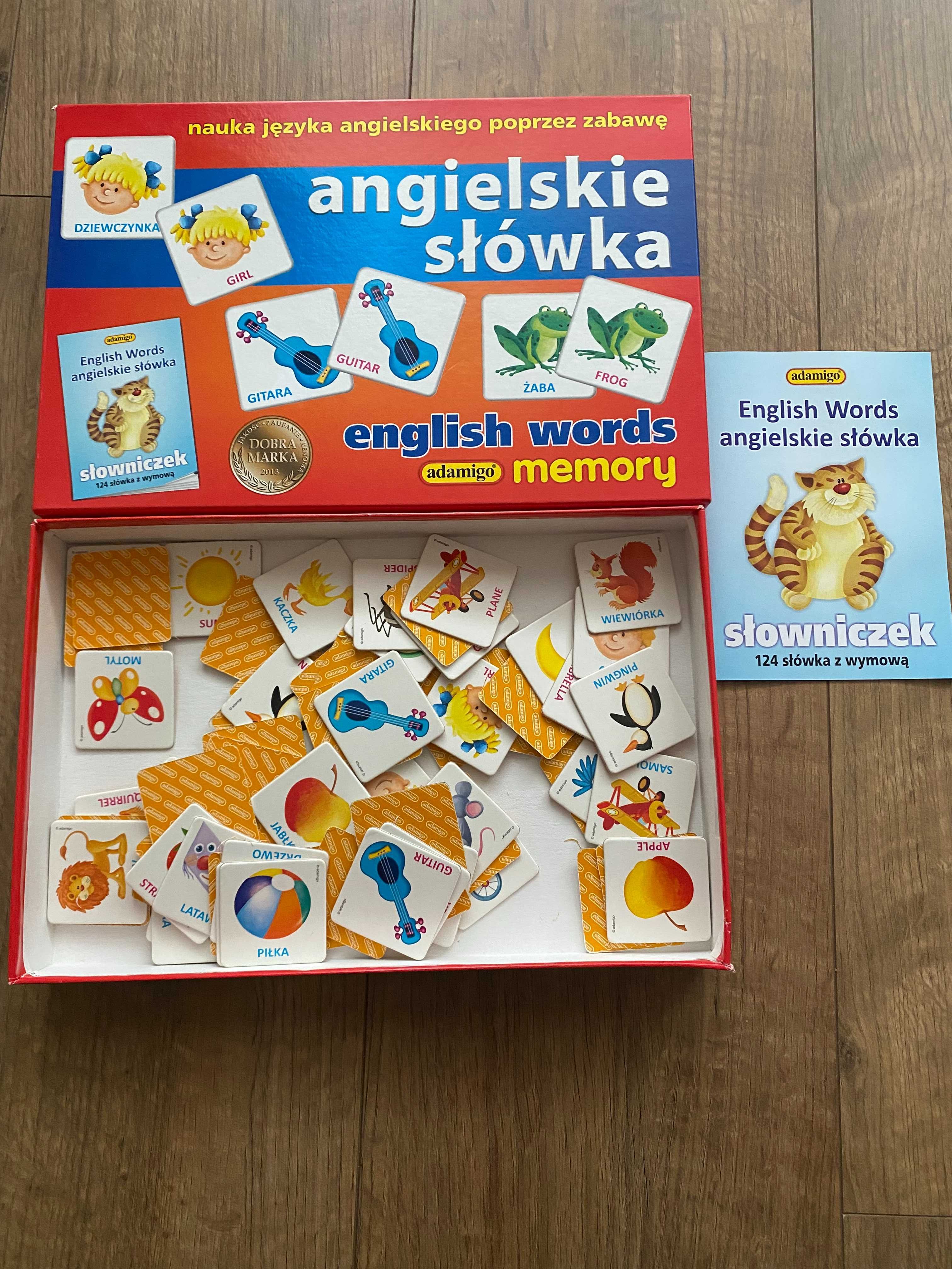 Gra Angielskie słówka, English words Memory