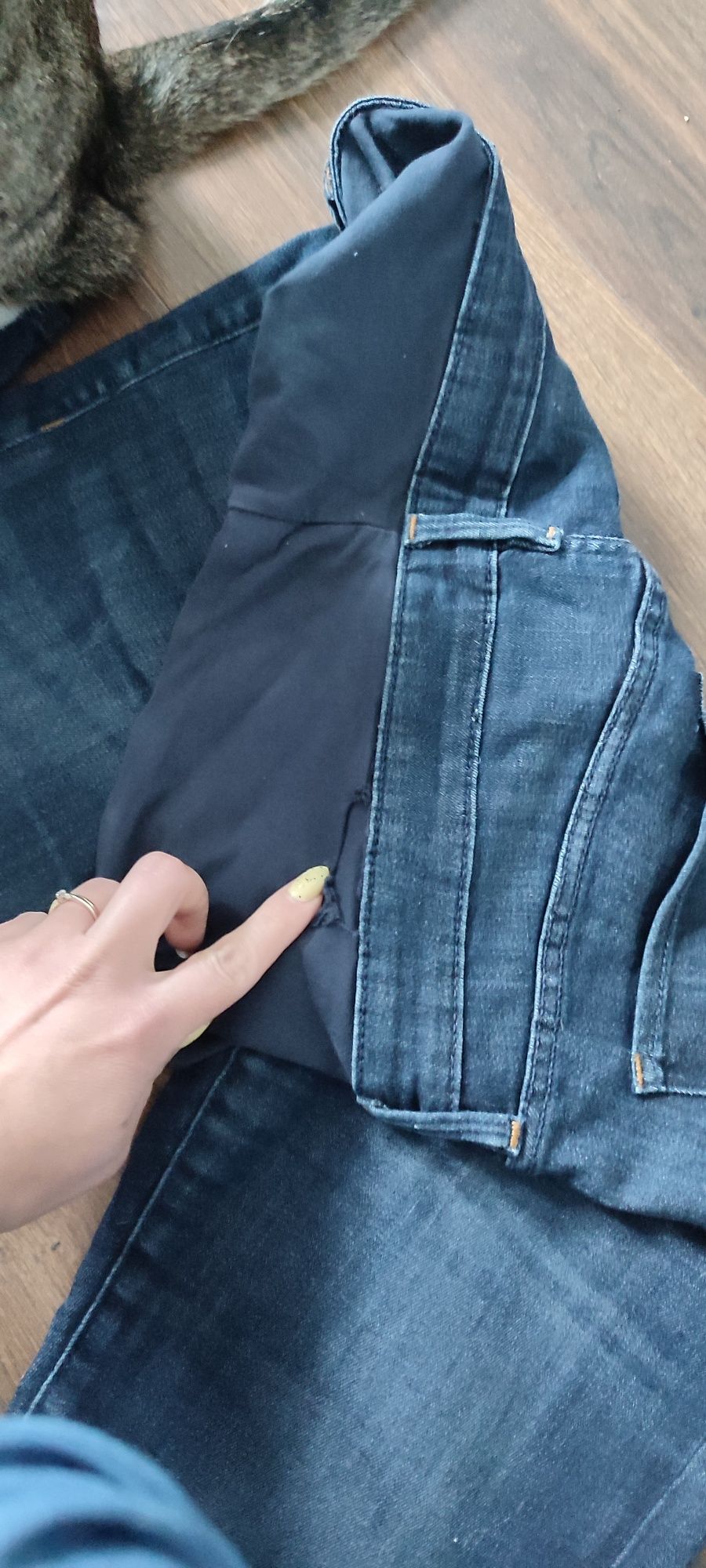 Spodnie ciążowe jeansy h&m mama rozmiar 40