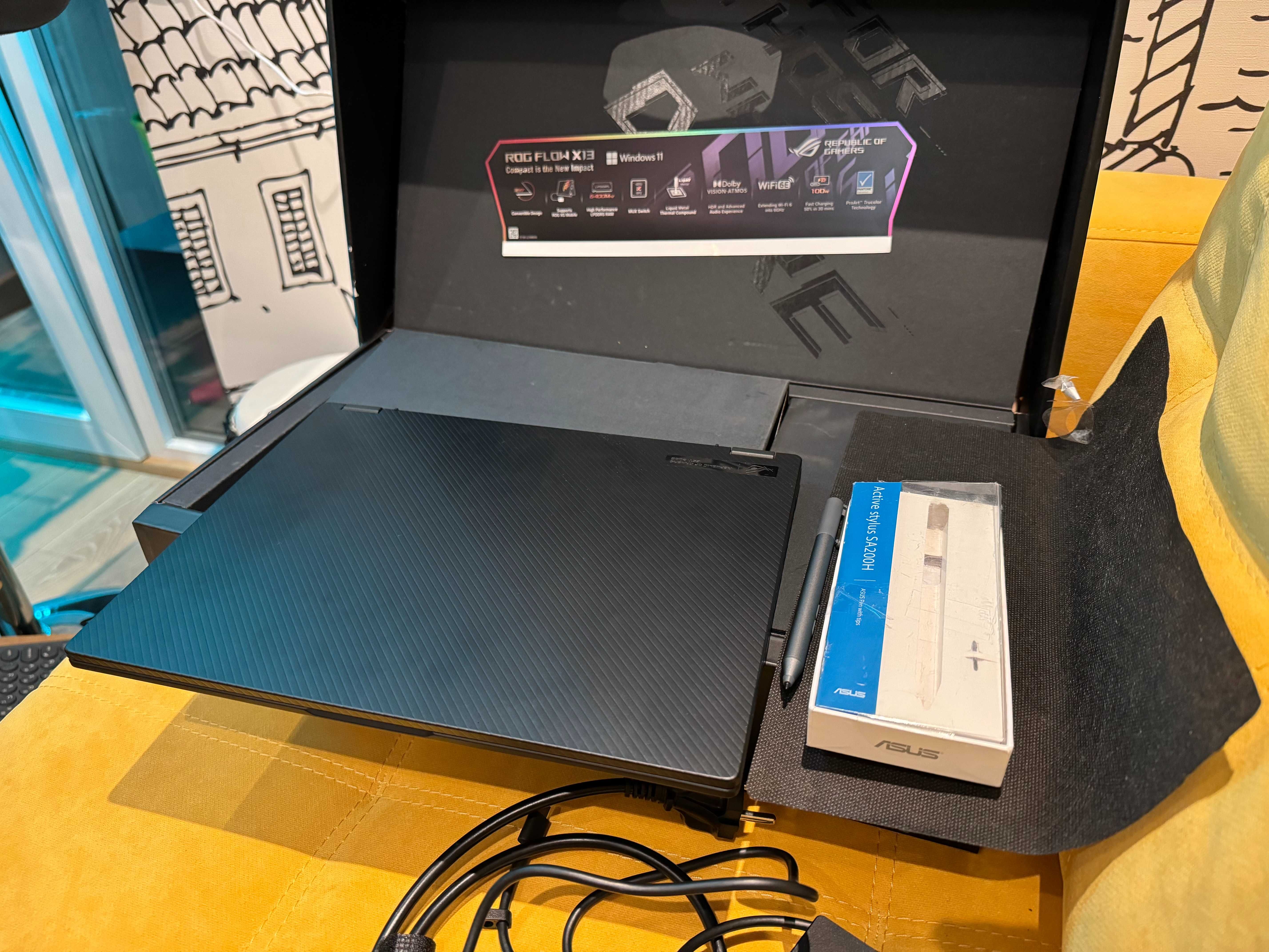 Ігровий Ноутбук ASUS ROG Flow X13 2023 GV301 Ryzen 9/1TB SSD/3050ti