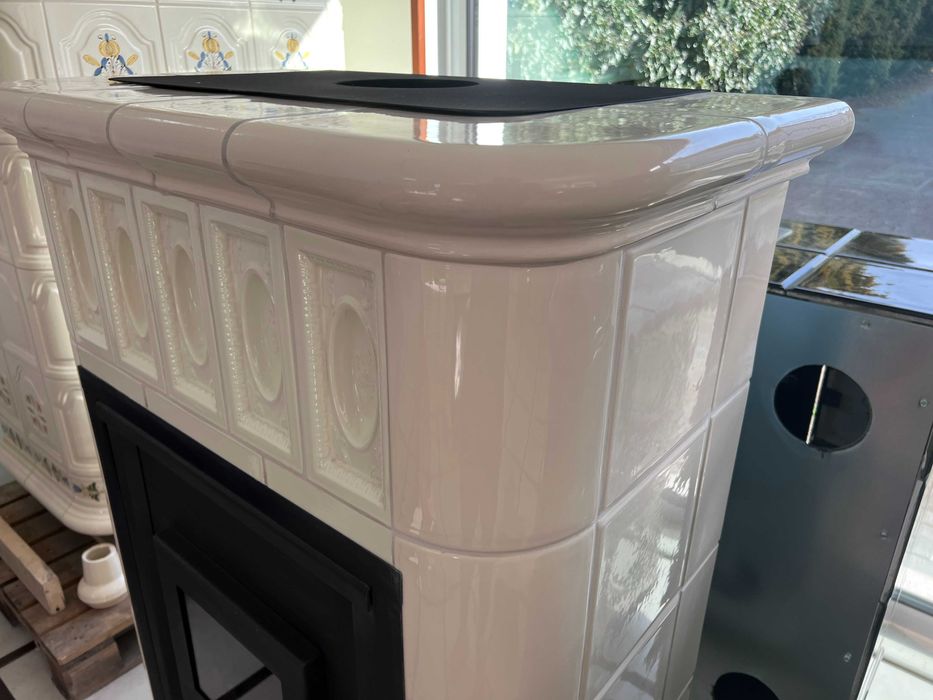 Piec kominek kaflowy z płaszczem wodnym VILLACH Montaż