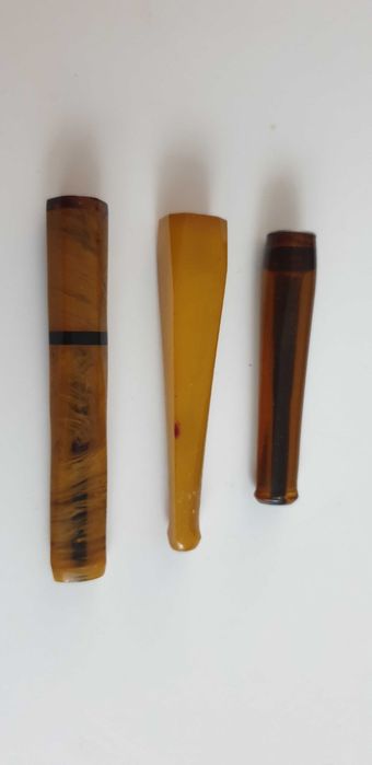 Starocie z Gdyni - Lufka z ebonitu - zestaw 3szt. z czasów PRL