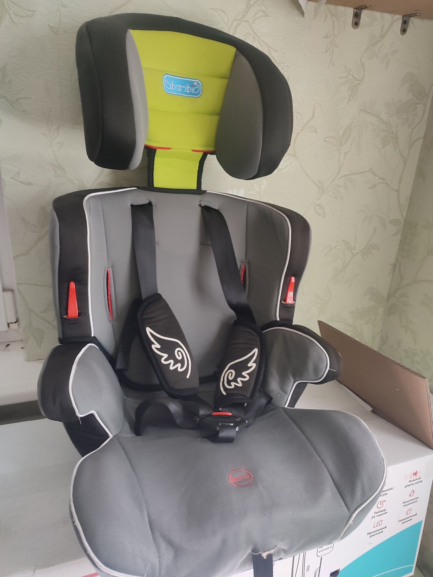 Автокрісло дитяче 1-10р