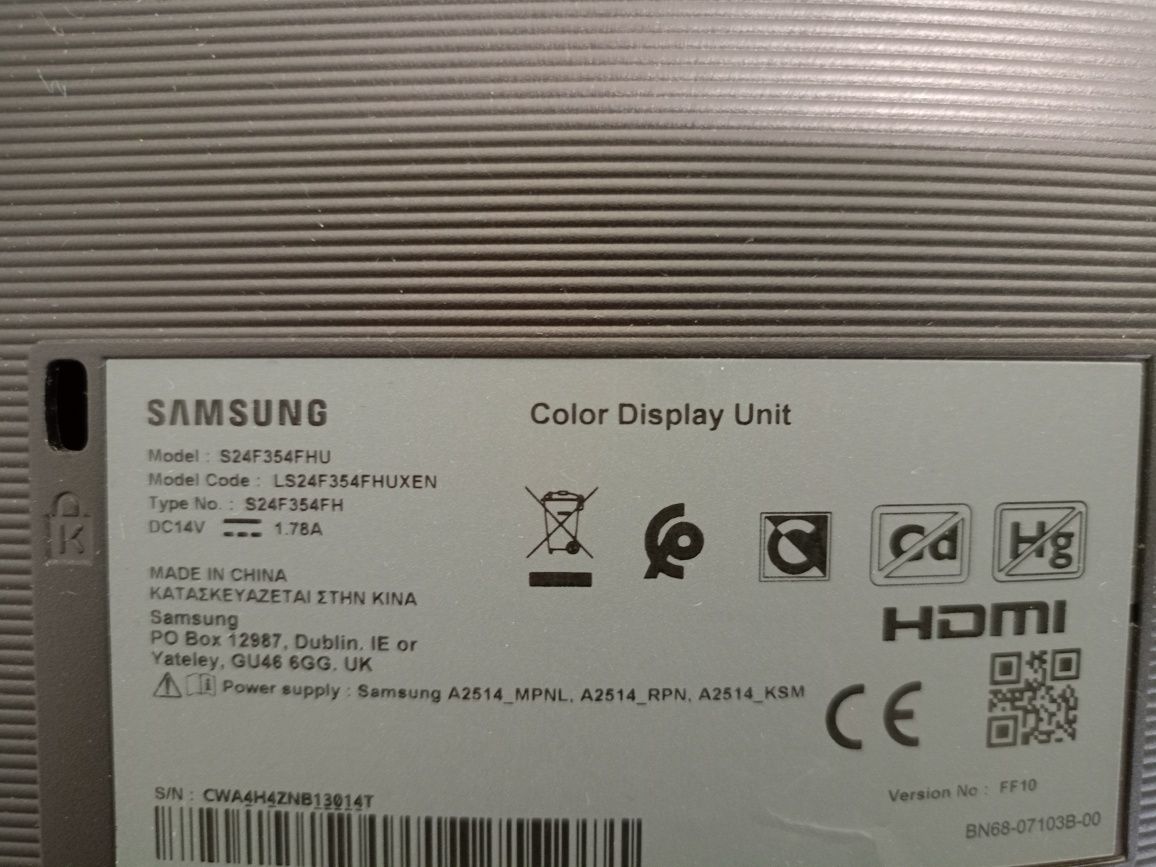 Monitor LCD Samsung 24