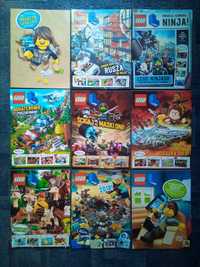 Lego gazetki z serii Lego Live - 9 sztuk