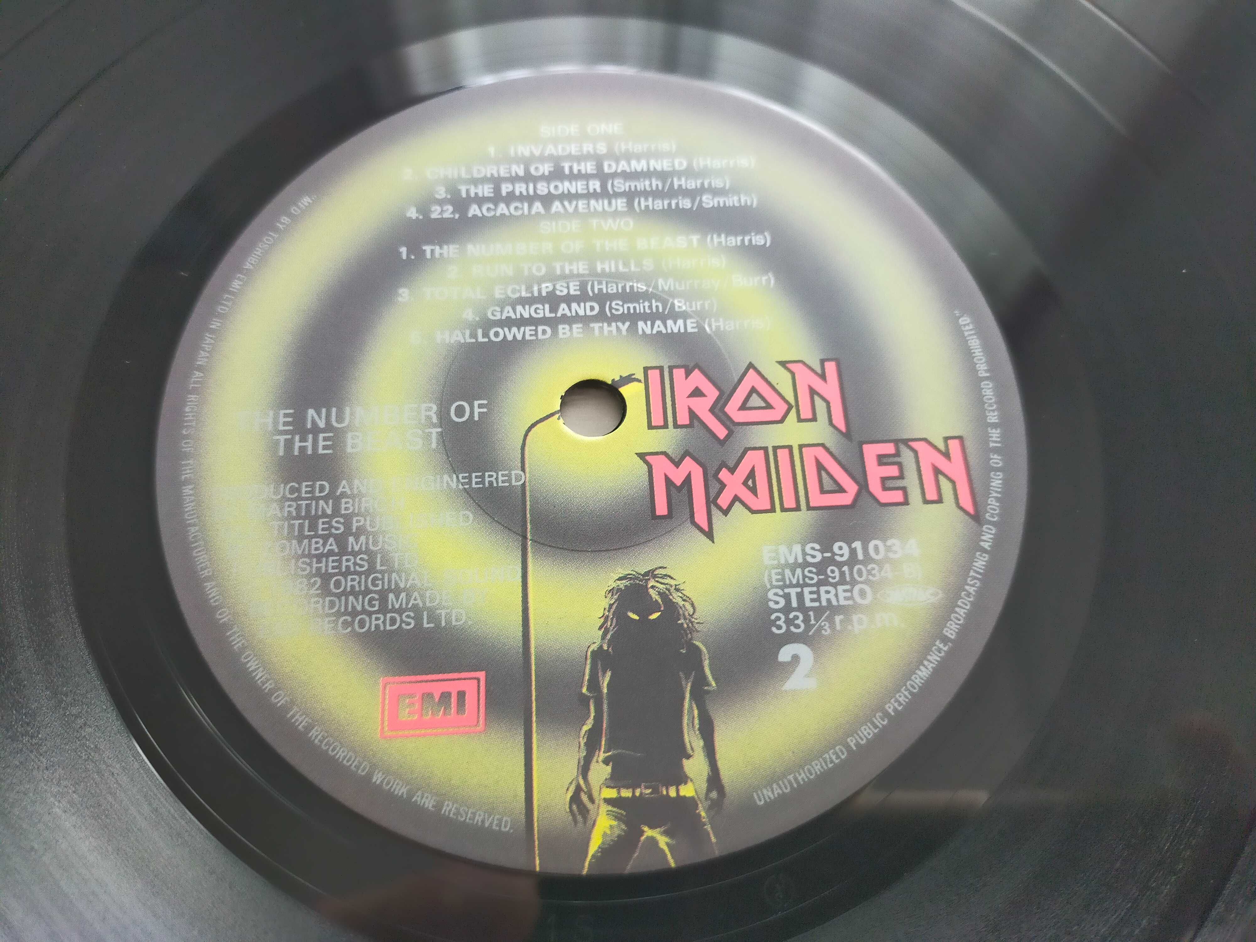 Iron Maiden The Number Of The Beast LP Japan NM