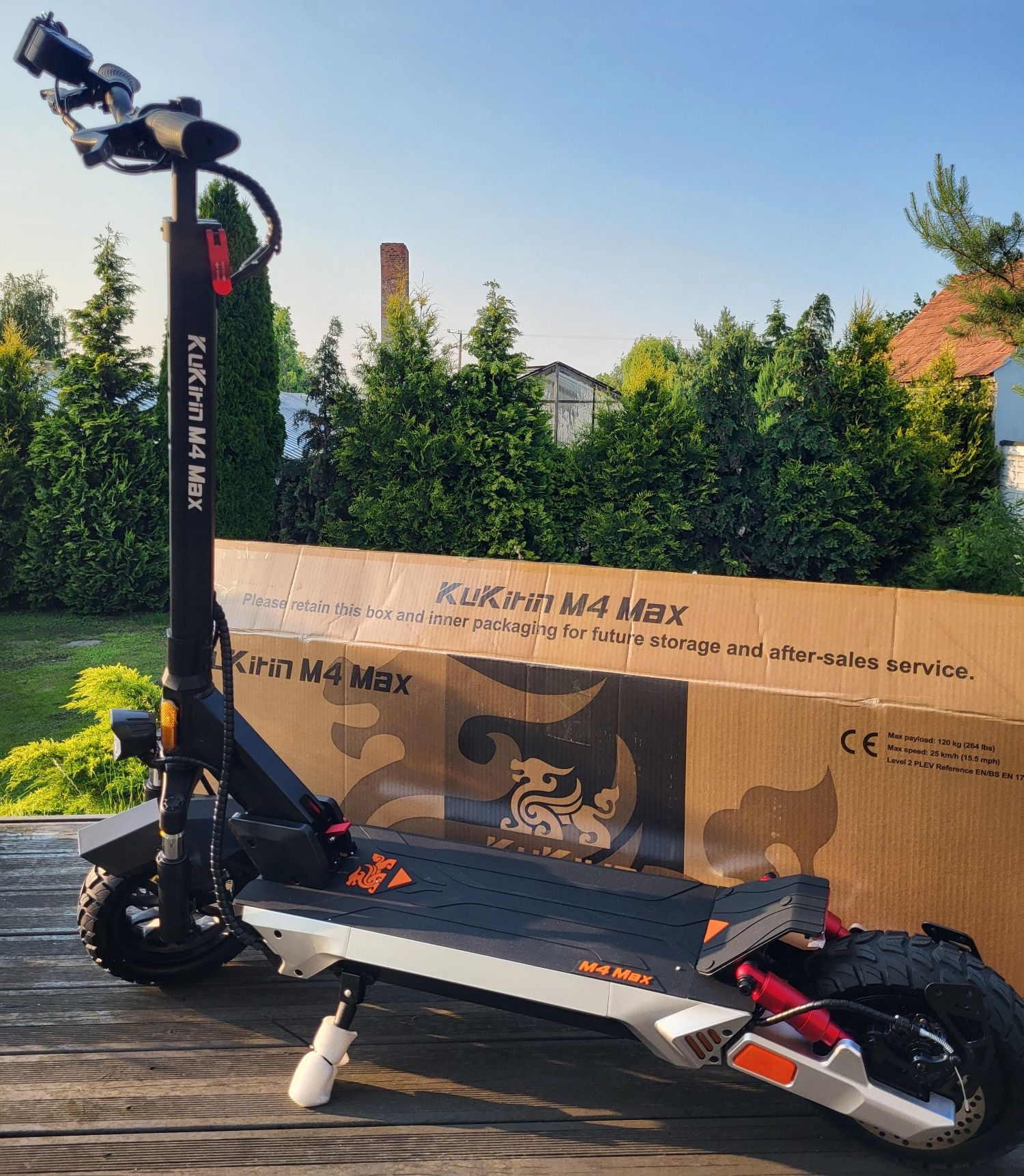 Hulajnoga KuKirin M4 MAX 1000W 45KM/H 48V 18.2Ah 64KM 10" PL