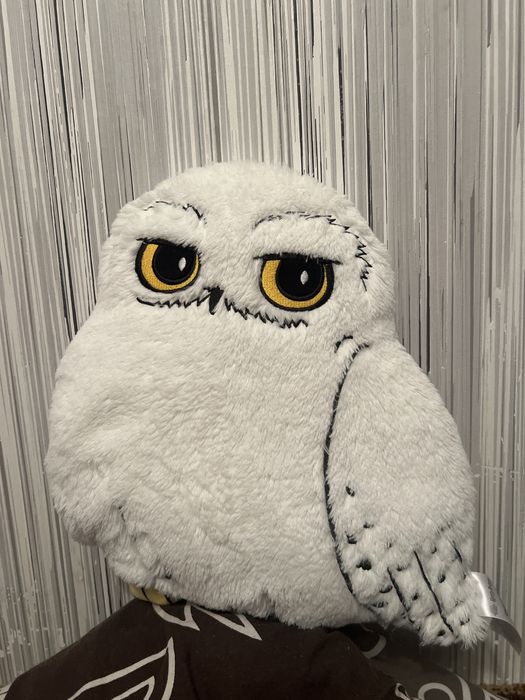 Мяка іграшка подушка Букля Гедвіґа сова Гаррі Поттер