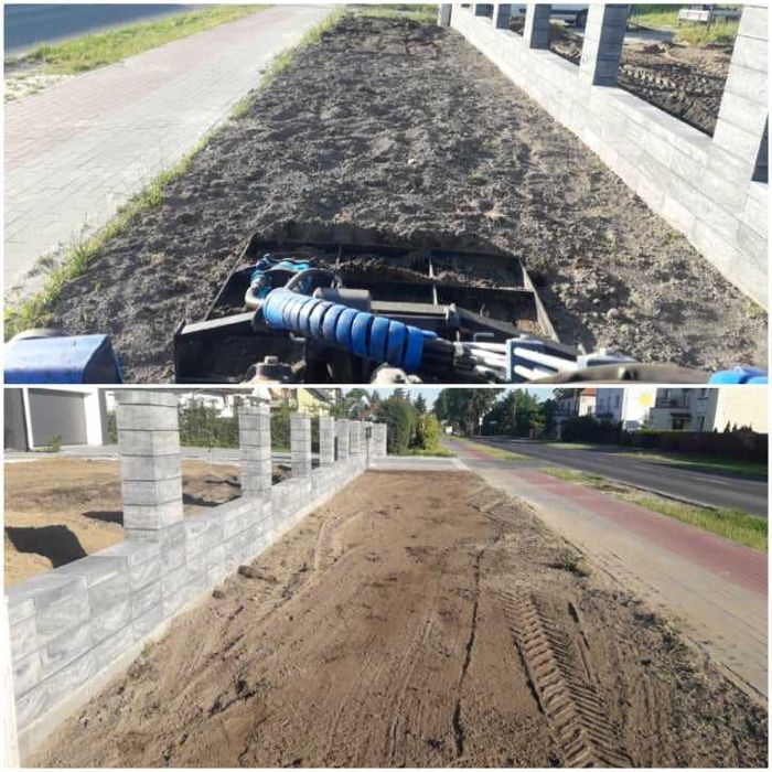 usługi minikoparką  koparką   glebogryzarka  frezowanie odśnieżanie