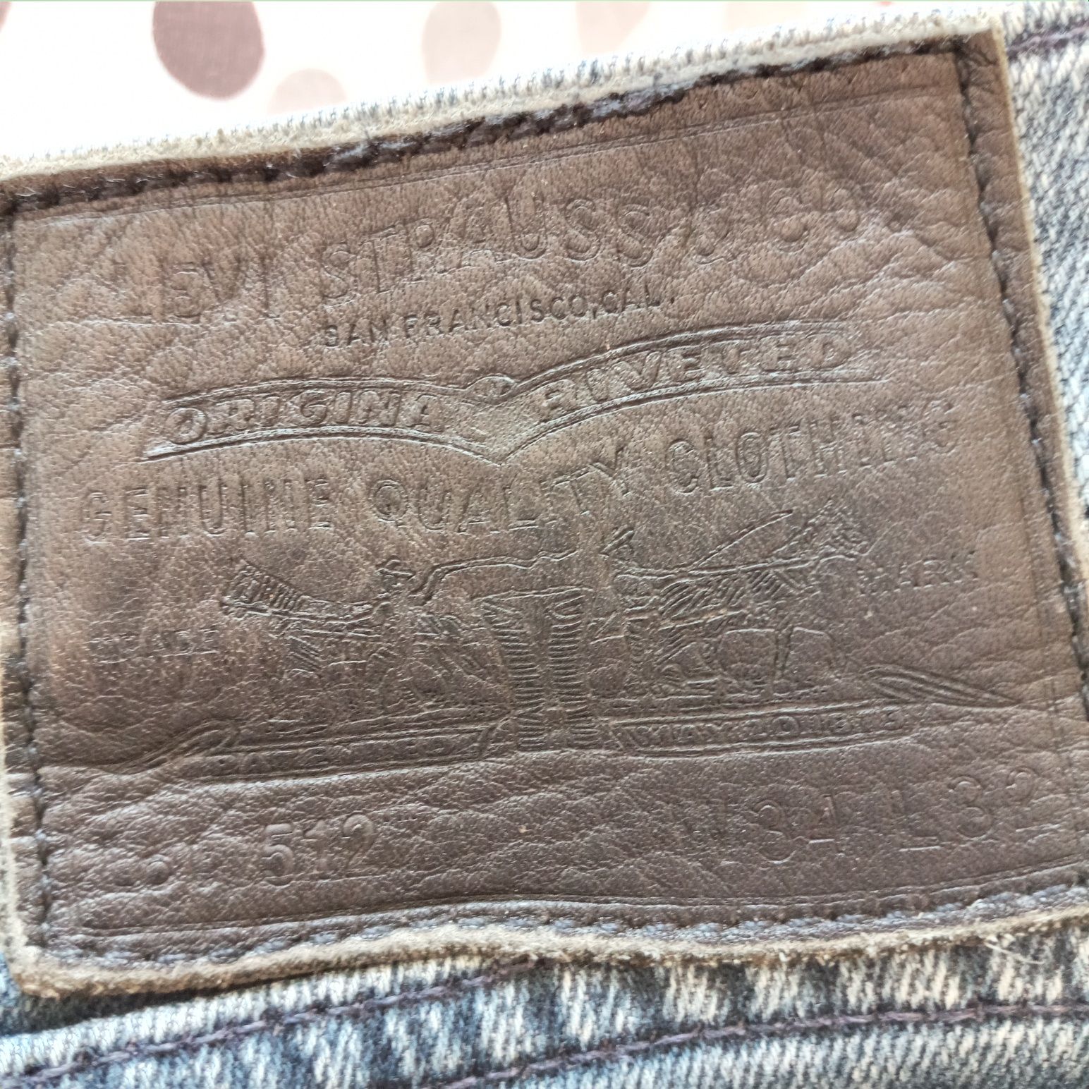 Джинси  Levi's, W34-L32,-550 гр.