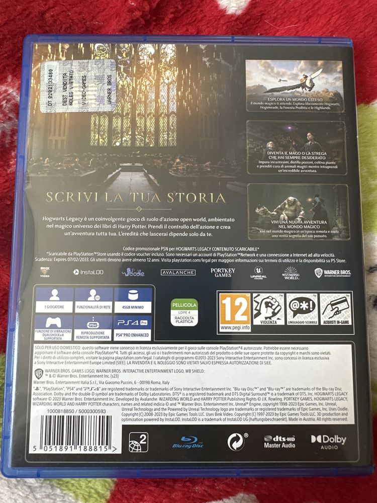 Hogwart legacy na ps4