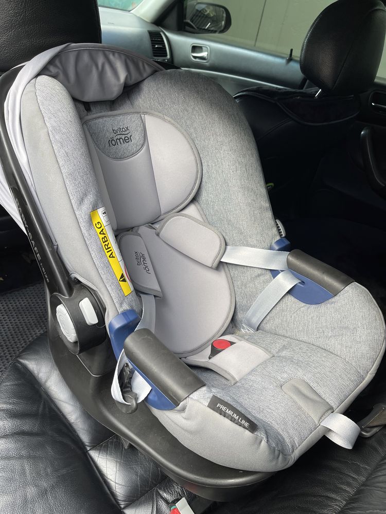 Автокрісло Britax-Romer I-Size Grey+платформа