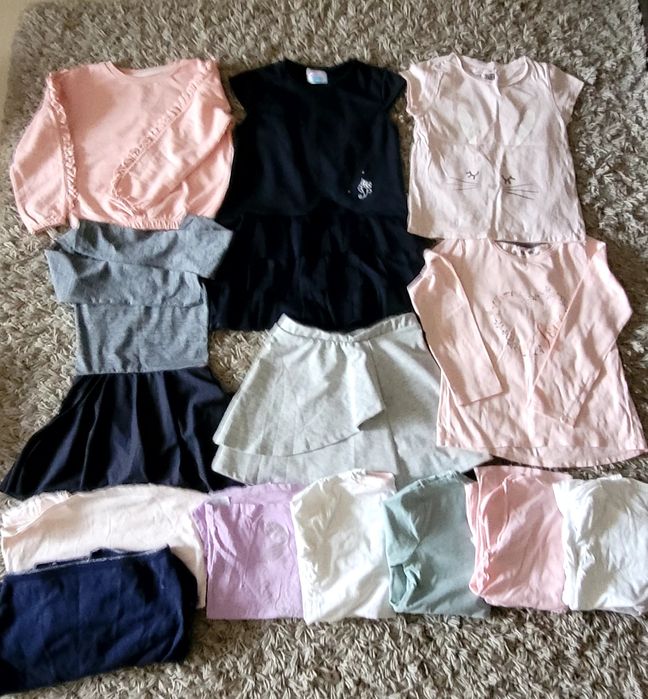 Mega paka ubranek dziewczynka 116 , 122