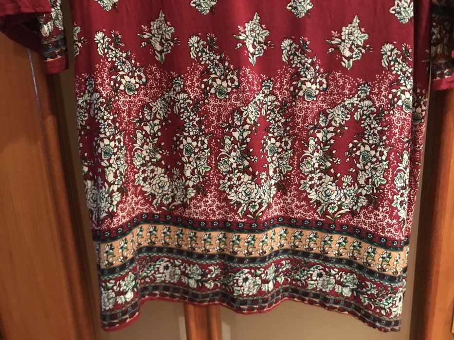 Vestido com manga tam S