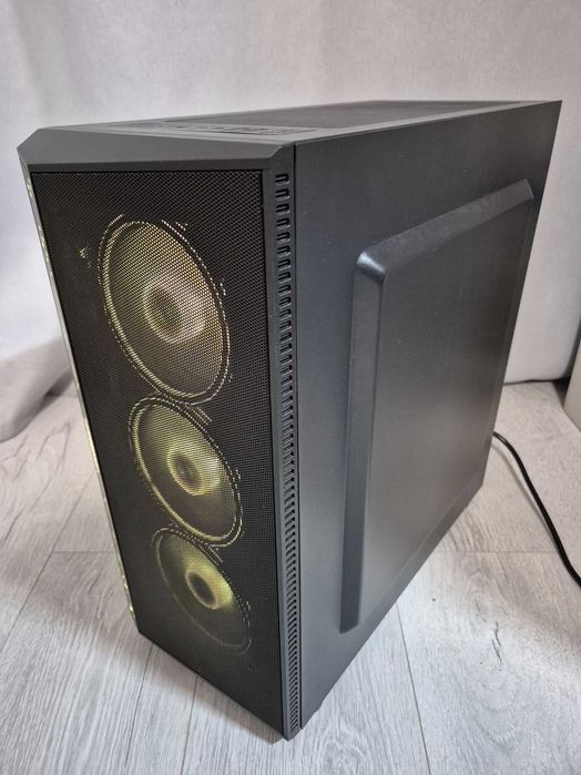 ATX корпус QUBE Breeze ARGB (4x120mm FAN) з класним продувом. Trade-in