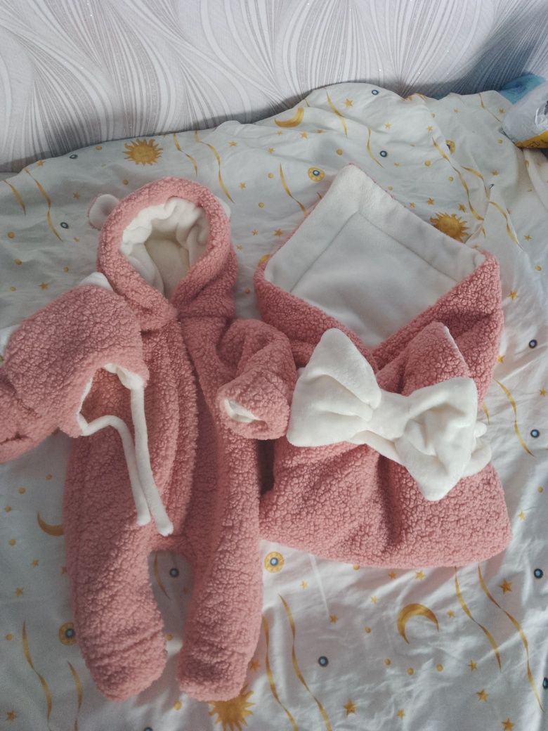 Зимовий комплект, комбінезон Тедді