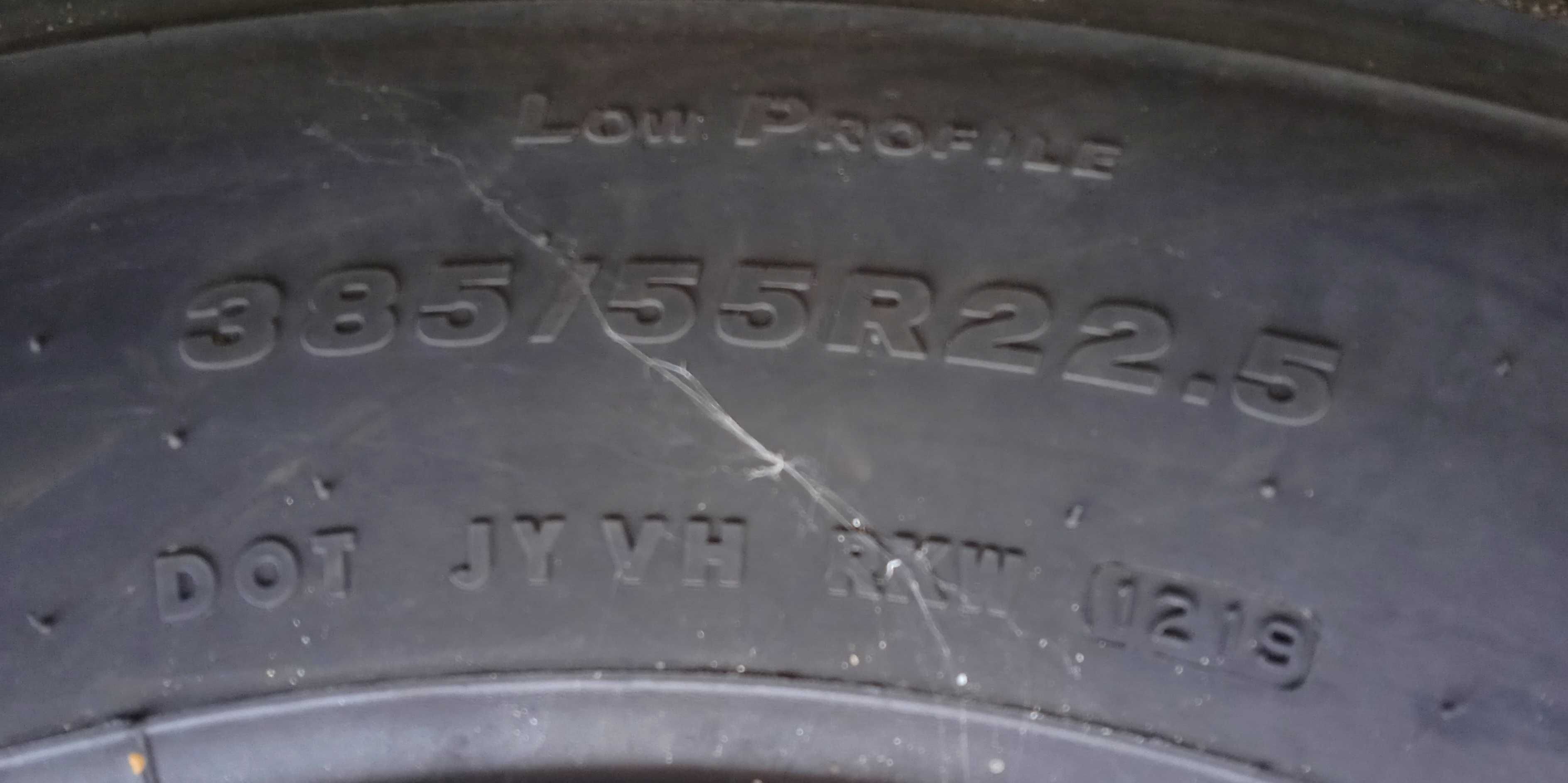 koła do przyczep 385/55R22.5 8 otw. HL, HW, 22.5 cala