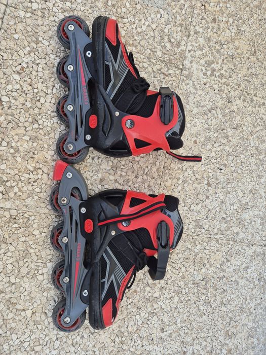 Patins em linha adaptativo