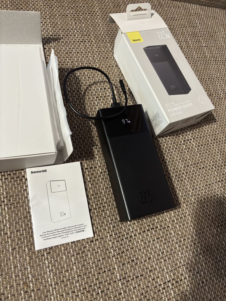 Baseus Star Lord Display 22.5W 30000 mAh Black (Б/у)