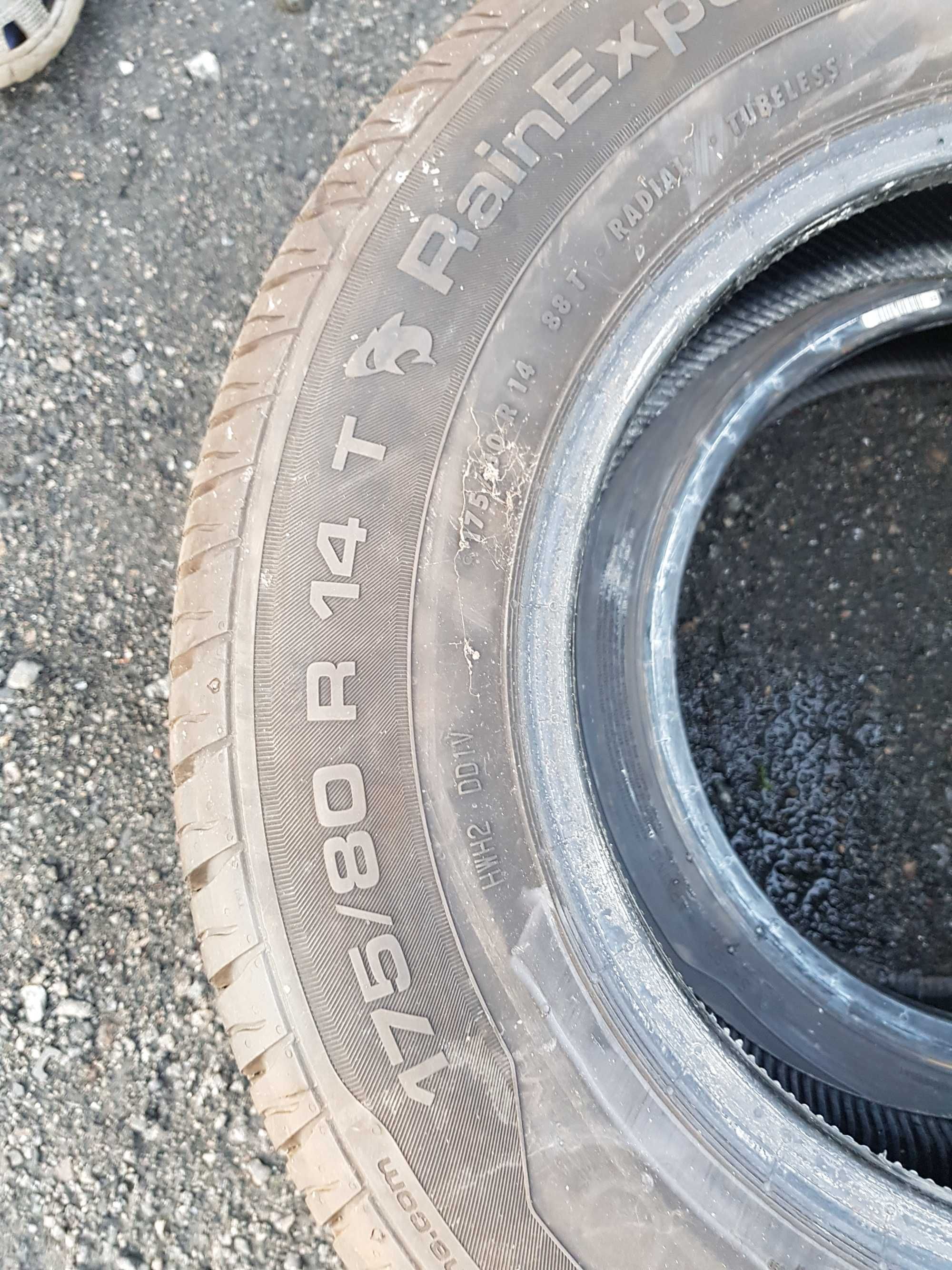 Opony mercedes W123 175x80x14 uniroyal