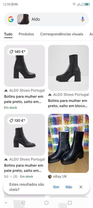 Vendo botas aldo NR 39