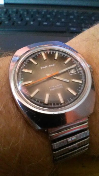 Zegarek Pratina 17 Rubis 36 mm bk.