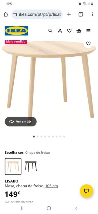 Mesa de cozinha  - como nova -