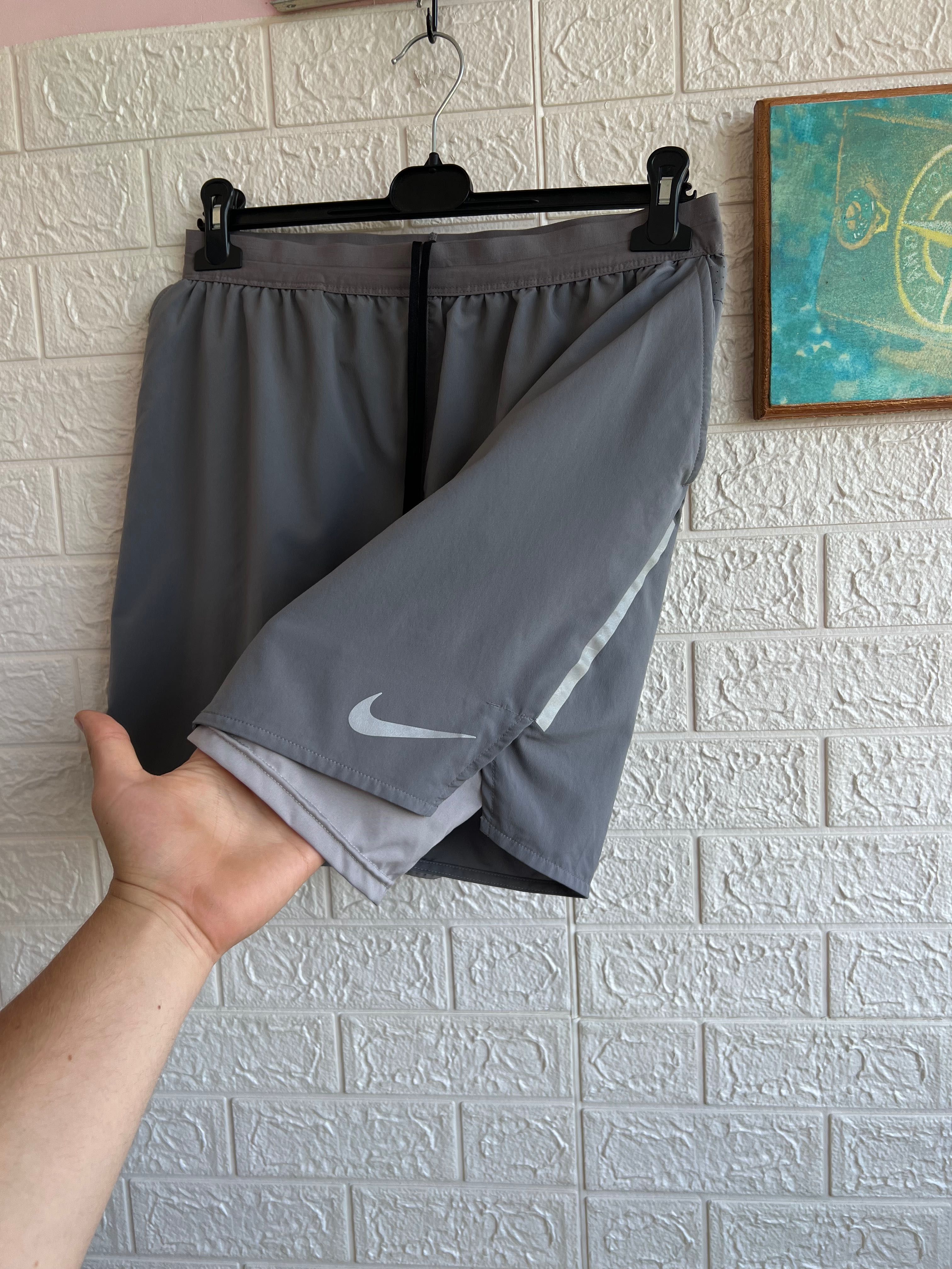 Шорти Nike 2в1 Dri-fit pro running з лосінами рЛ