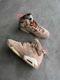 Buty Air Jordan 6 Retro x Travis Scott «British Khaki»