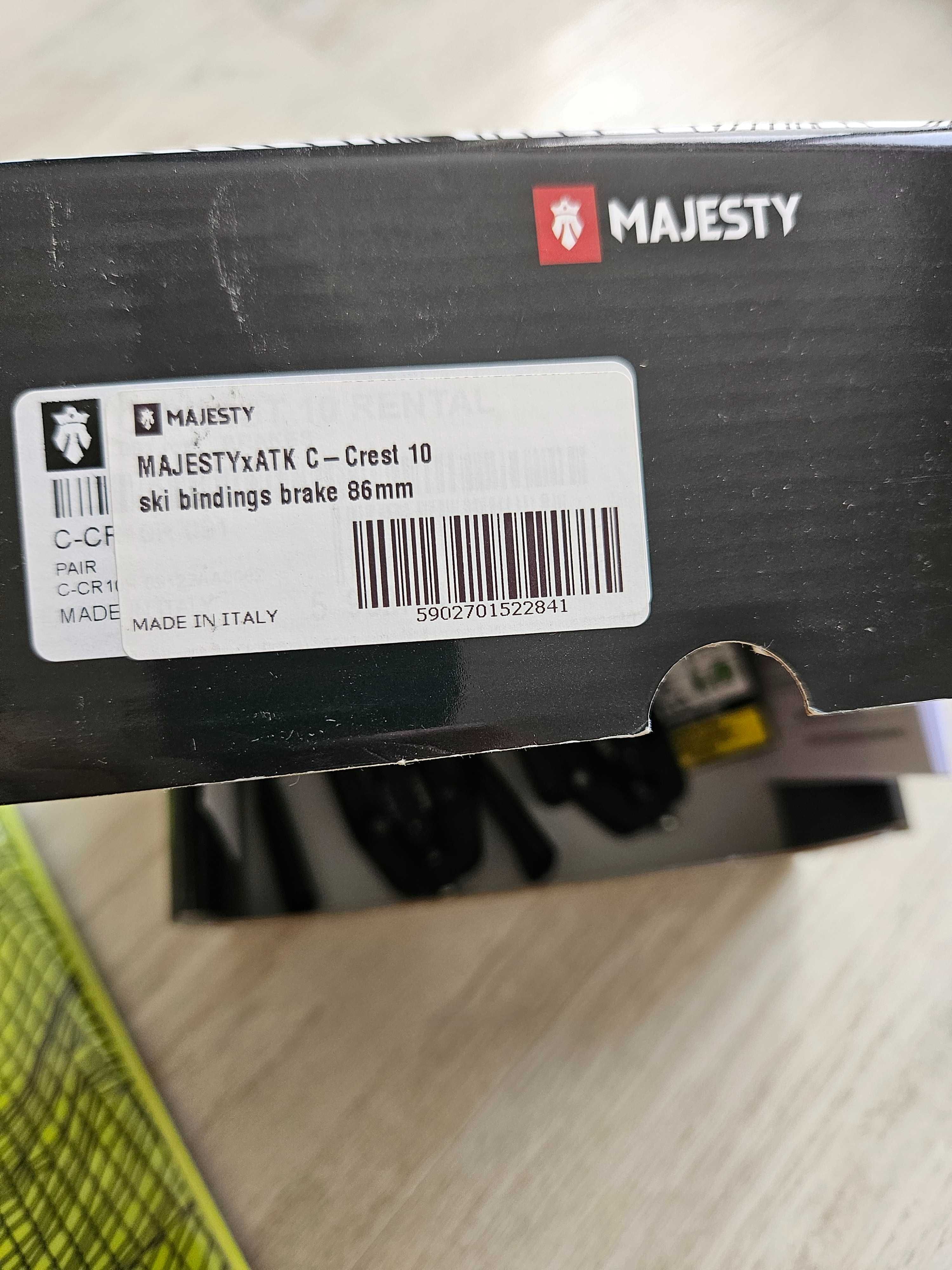 Zestaw skiturowy majesty NOWY superscout 170 wiazania atk foki kohla