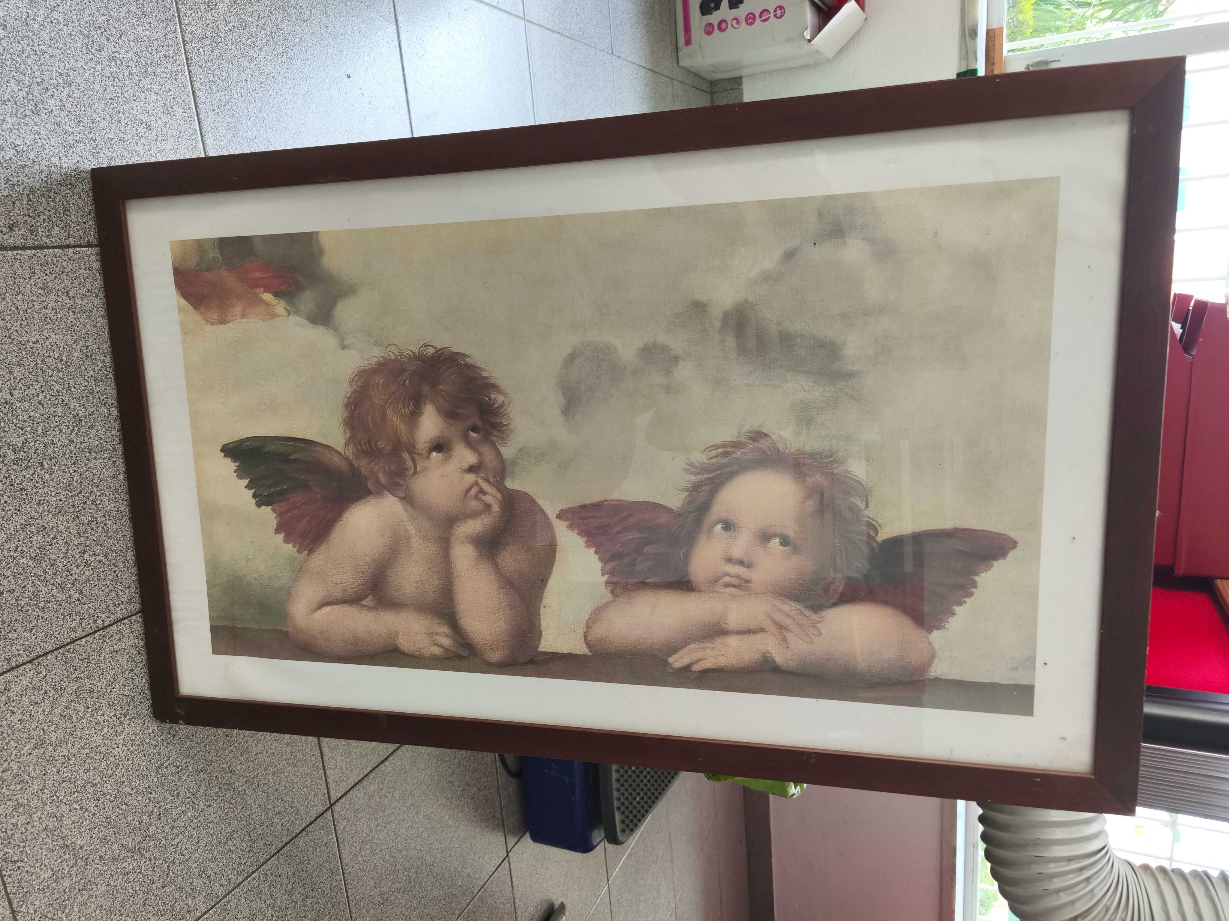 Quadro os Dois Querubins de Rafael Sanzio