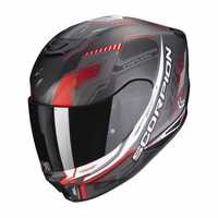 Kask motocyklowy integralny SCORPION KASK EXO-391 HAUT MATT BK-SIL-RED