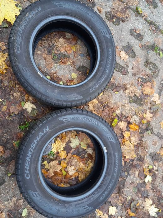 Opony zimowe do busa 195x70 R15C 2 x Chengsan Montice 2018 7 mm