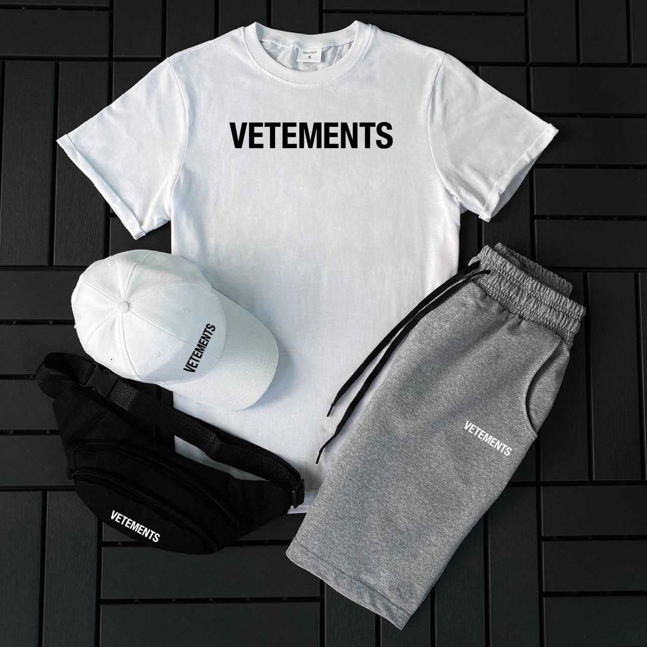 Футболка + шорти Vetements спортивний костюм на літо комплекти літні