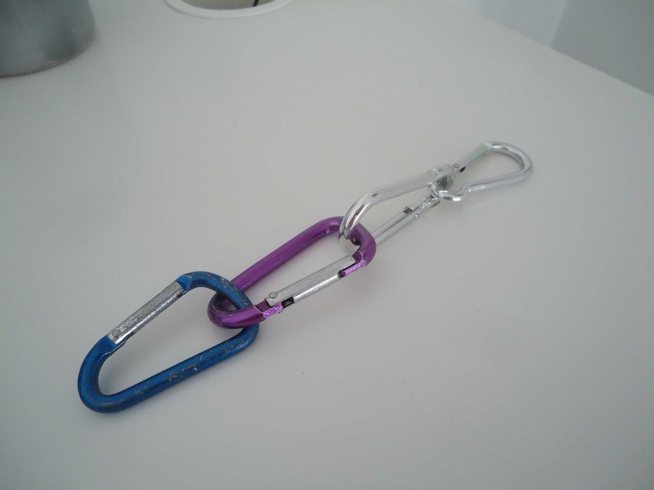 karabińczyki aluminiowe do kluczy plecaka torby itd