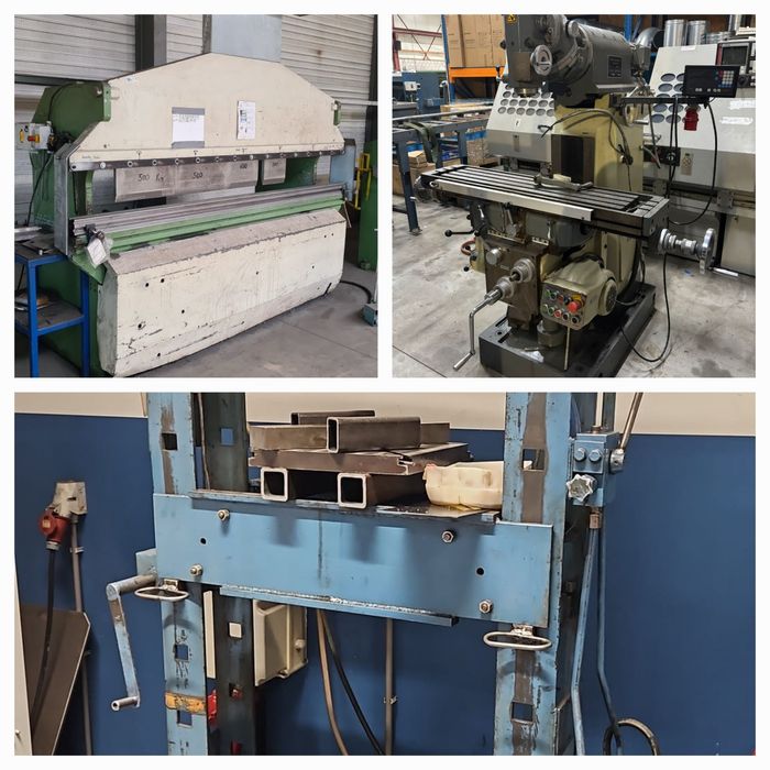 Prasa hydrauliczna krawędziowa frezarka uniwersalna