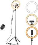 Lampa pierścieniowa LED 10''ze statywem 170cm i pilotem KIBTOY L210