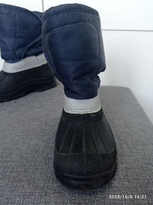 Śniegowce 27 buty zimowe na śnieg rzepy