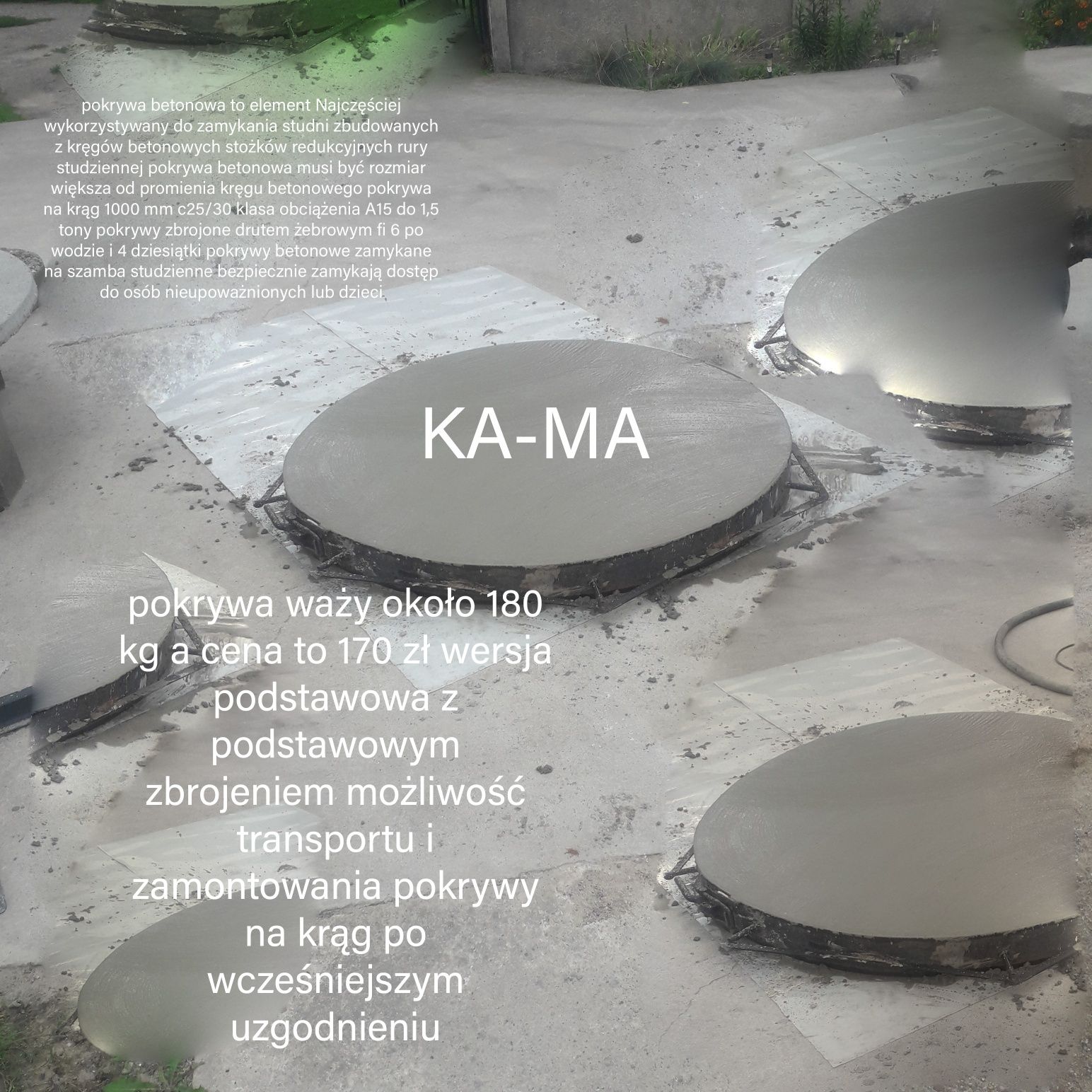 Firma Ka-Ma Płytka ażurowa jumbo płytki chodnikowe płot betonow