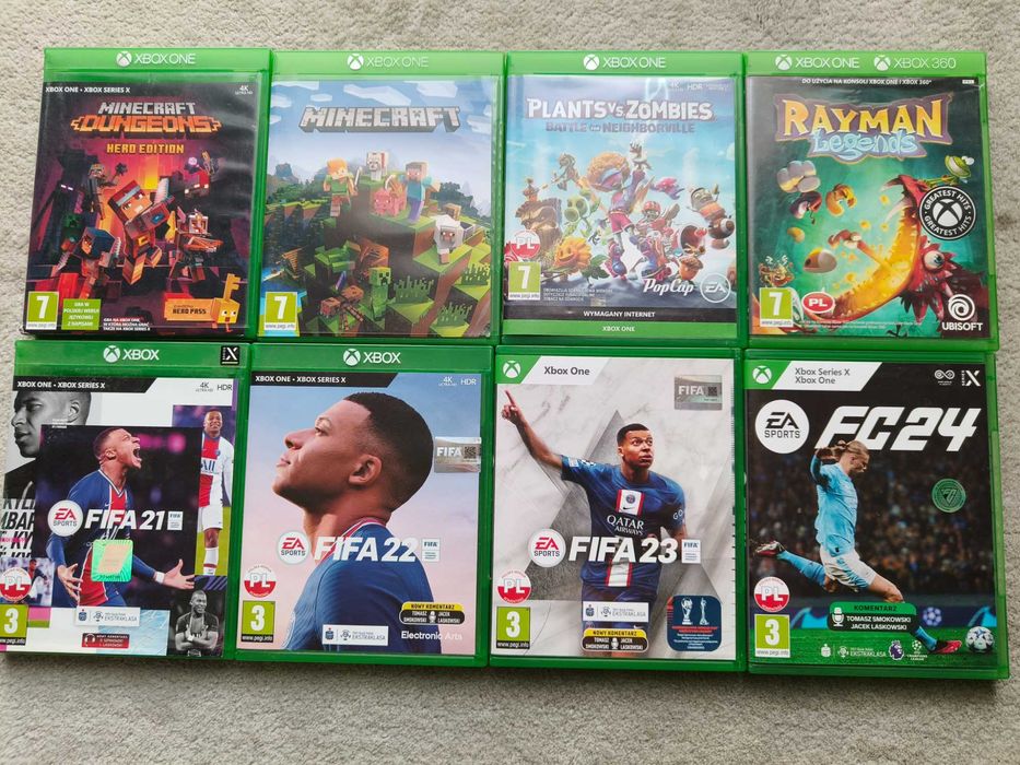 Xbox One S+pad+8 gier